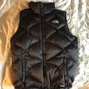 The North Face Down Vest 550 Fill; size s